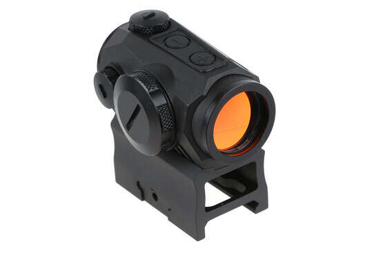 Romeo5 Sig Sauer red dot sight has a 1x magnification and a 2mm objective